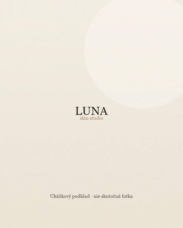 Recepcia LUNA skin studio s výhľadom do ošetrovne