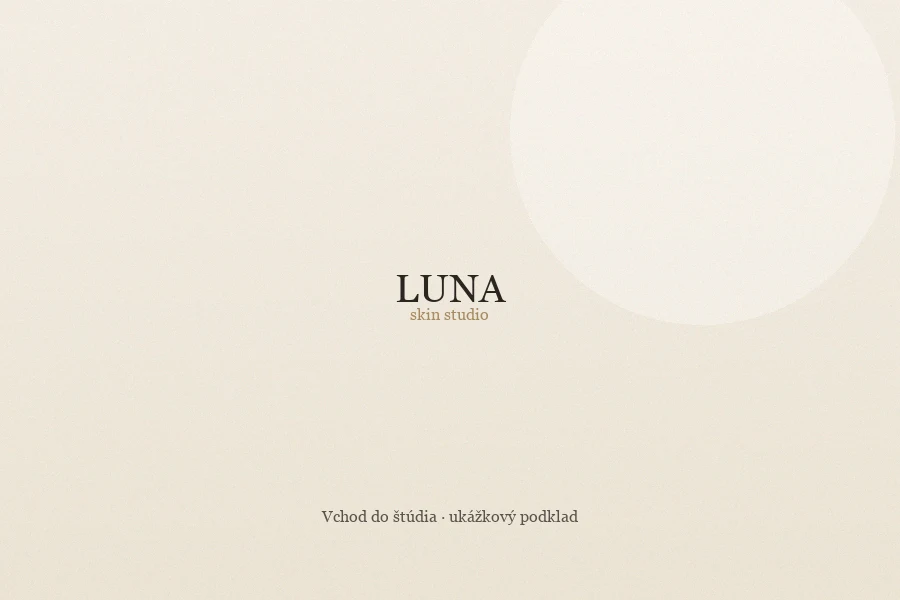 Vchod do LUNA skin studio, Mariánske námestie 10, Žilina